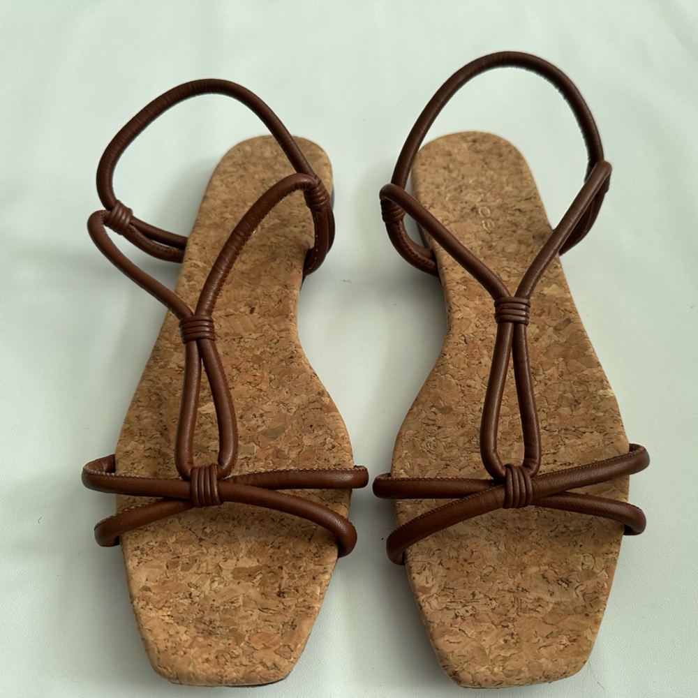 Vince Brown Strappy Sandals
